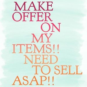 🌸Make offers on the items you like and want 🌸